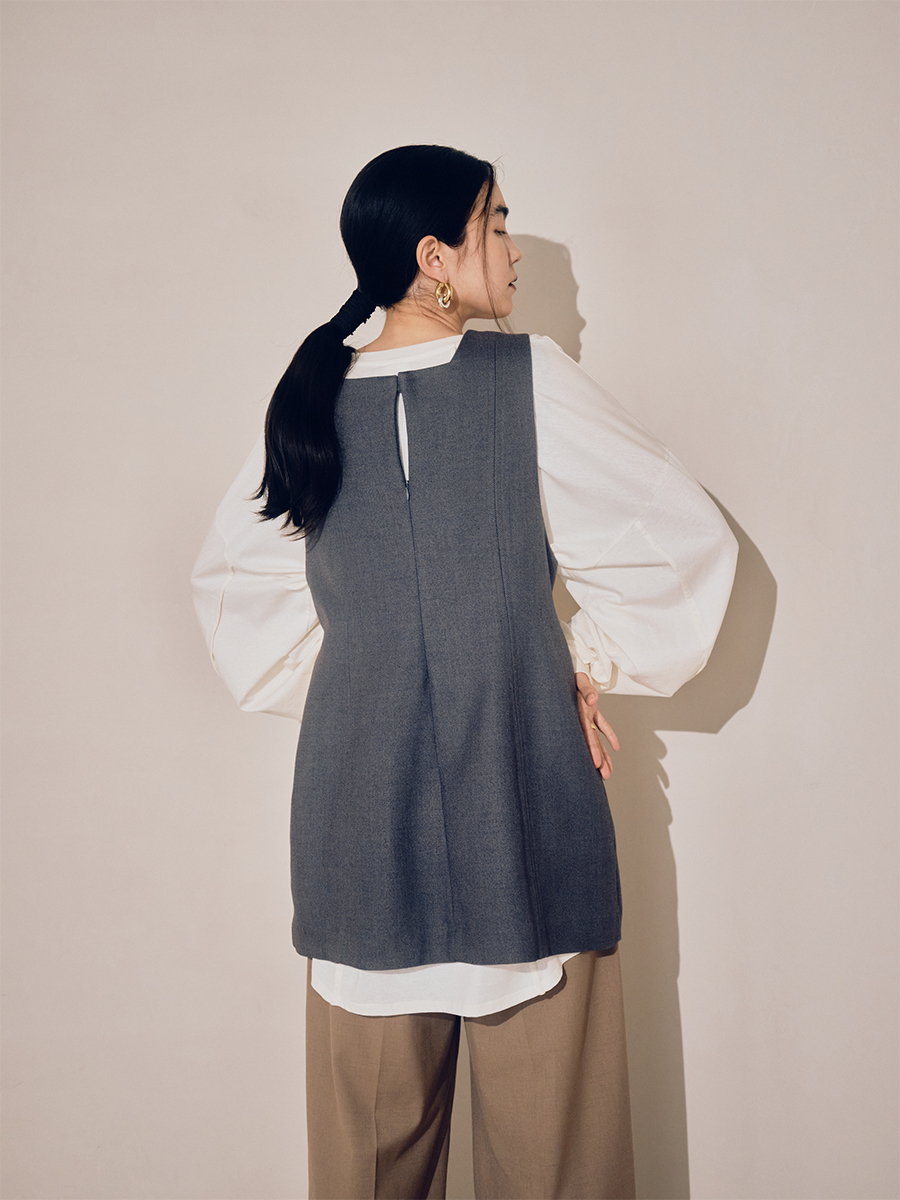 CURVE FORM LONG TEE