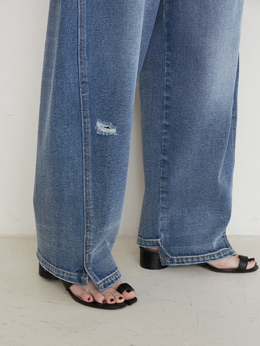 CURVED SEAM DENIM PT / PERSON & PEOPLE ONLINE STORE