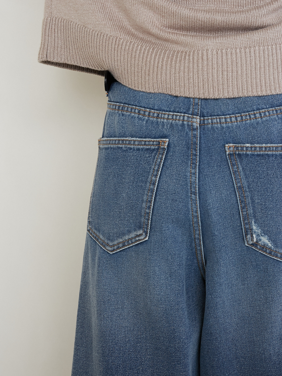 CURVED SEAM DENIM PT / PERSON & PEOPLE ONLINE STORE